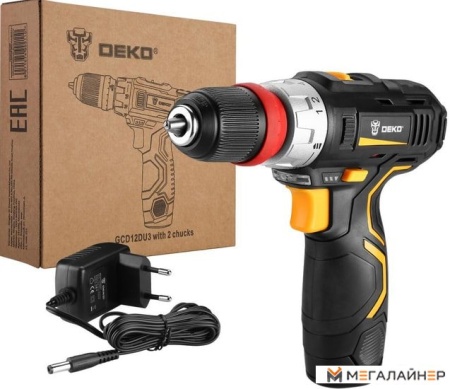 Дрель-шуруповерт Deko GCD12DU3 063-4114 (с 1-им АКБ) купить в Минске с доставкой