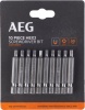 Набор бит AEG Powertools 4932479519 (10 шт)