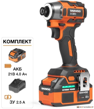 Винтоверт Daewoo Power DAX 3521Li SET (с 1-им АКБ, кейс) купить в Минске с доставкой