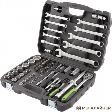 Набор трещотка с головками и битами СибрТех 13500 (83 предмета) купить в Минске с доставкой