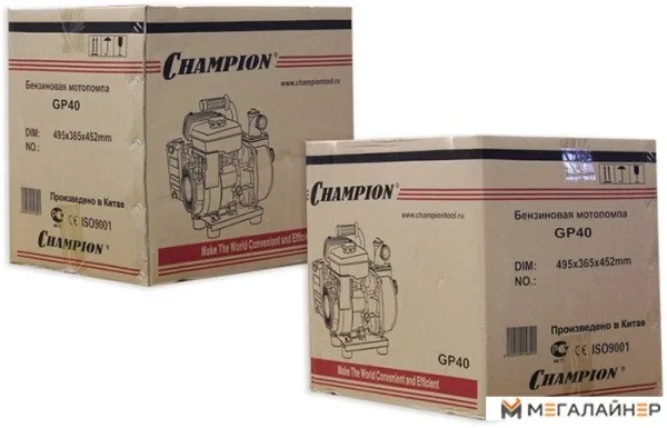 Мотопомпа Champion GP40 купить в Минске с доставкой
