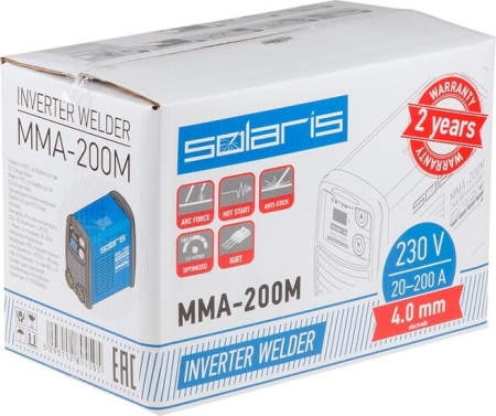 Сварочный инвертор Solaris MMA-200M