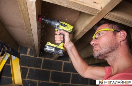 Дрель-шуруповерт Ryobi R18DD3-213X 5133003608 (с 2-мя АКБ, кейс) купить в Минске с доставкой