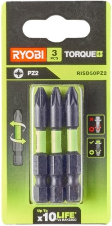 Набор бит Ryobi RISD50PZ2 (3 предмета)