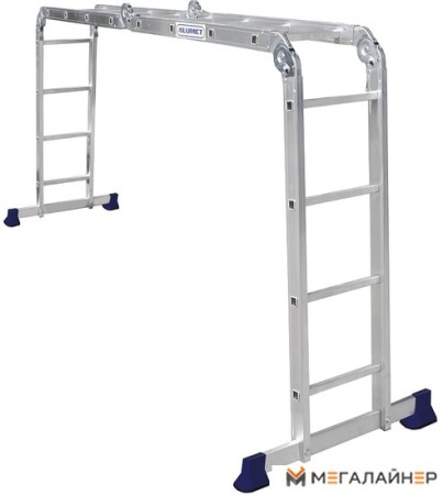 Лестница-трансформер Алюмет TL4044 (4x4 ступени) купить в Минске с доставкой
