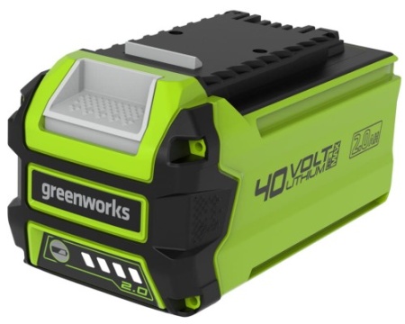 Аккумулятор GreenWorks G40B2, 40В, 2 А/ч, Li-ion