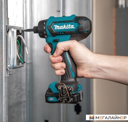 Дрель-шуруповерт Makita DF033DWAE (с 2-мя АКБ, кейс) купить в Минске с доставкой