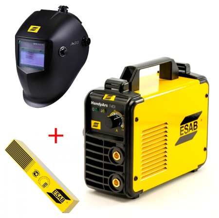 Сварочный инвертор ESAB HandyArc 140i + маска ESAB A20 в подарок!