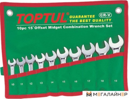 Набор ключей Toptul GAAA1001 10 предметов купить в Минске с доставкой