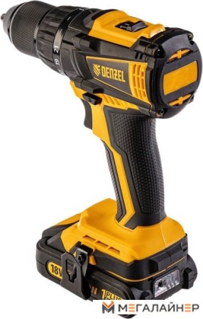 Дрель-шуруповерт Denzel BLDL-IB-IB-18-02 (с 2-мя АКБ, кейс) купить в Минске с доставкой