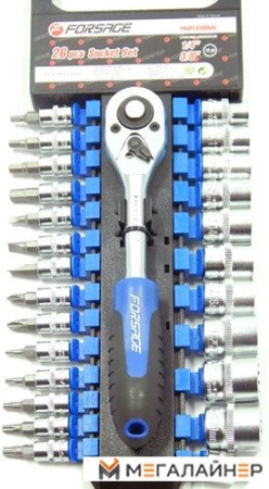 Набор торцевых головок и бит FORSAGE 027-5 MSA 27 предметов купить в Минске с доставкой
