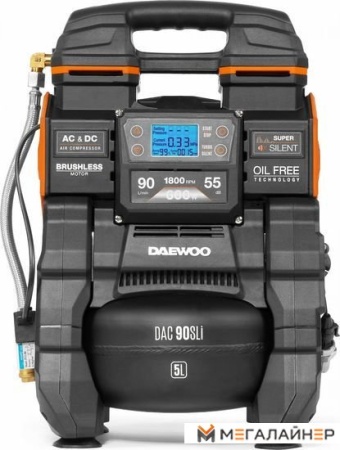 Компрессор Daewoo Power DAC 90S Li (с 2-мя АКБ)