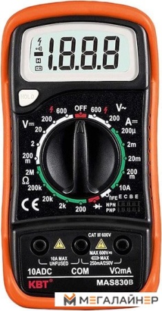 Купить Мультиметр КВТ MAS830B в Минске с доставкой