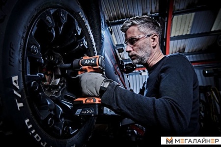 Гайковерт AEG Powertools BSS18MTF12BL-402C 4935479664 (с 2-мя АКБ, кейс) купить в Минске с доставкой