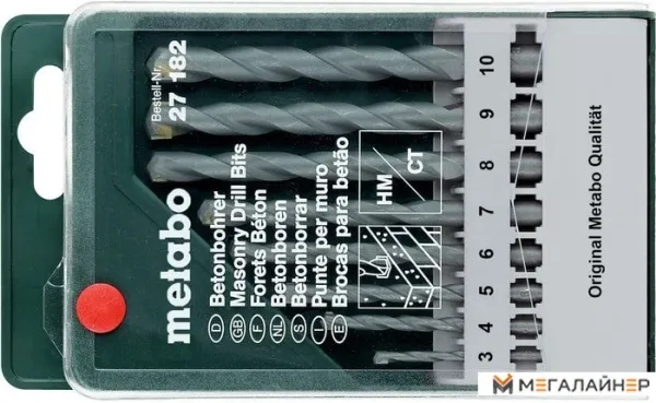 Набор оснастки Metabo 627182000 (8 предметов) купить в Минске с доставкой