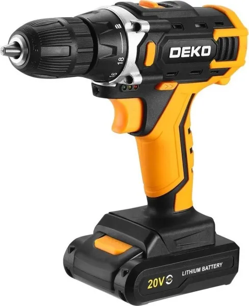 Дрель-шуруповерт Deko Banger 20V ONE + 083-1042 (с 1-им АКБ) купить в Минске с доставкой