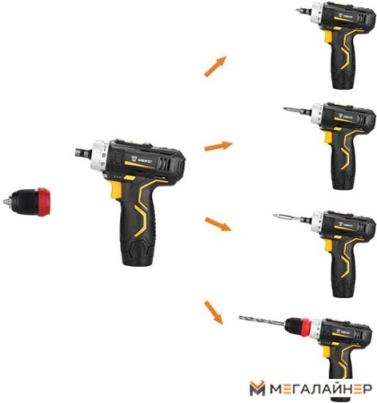 Дрель-шуруповерт Deko GCD12DU3 063-4115 (с 2-мя АКБ, кейс, набор оснастки) купить в Минске с доставкой