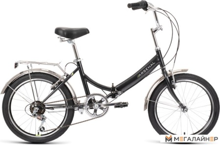 Велосипед Forward Arsenal 20 2.0 2022 (черный)