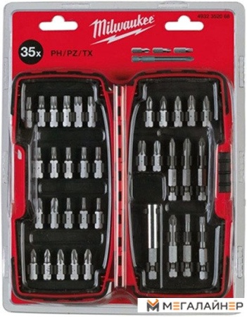 Набор бит Milwaukee 4932352068 35 предметов купить в Минске с доставкой