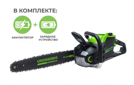 Аккумуляторная пила Greenworks GD82CS51K5 2008307UB (с 1-им АКБ 5 Ач)