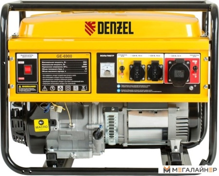 Купить Бензиновый генератор Denzel GE 6900 в Минске с доставкой по РБ
