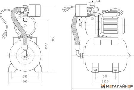 Насос Wilo Jet HWJ 50 L 202 (1~230 В) купить в Минске с доставкой