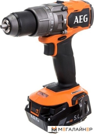 Ударная дрель-шуруповерт AEG Powertools BSB 18C3BL-502C 4935478939 (с 2-мя АКБ 5 Ач, кейс) купить в Минске с доставкой
