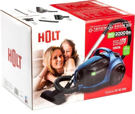 Пылесос Holt HT-VC-009 (синий) купить в Минске с доставкой