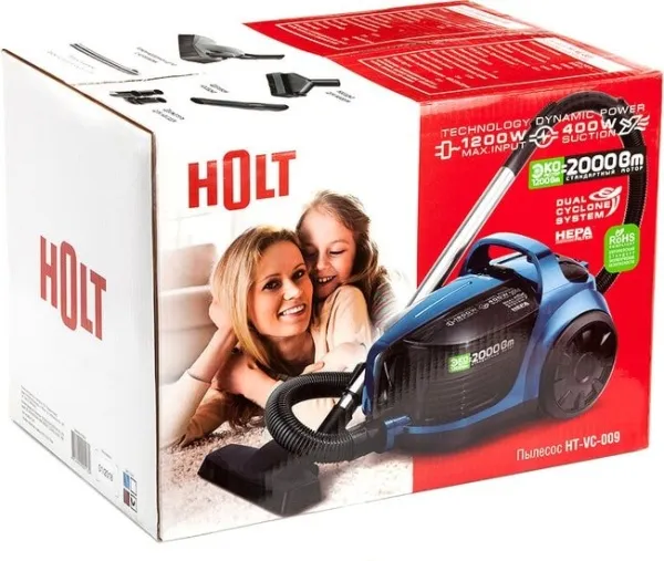 Пылесос Holt HT-VC-009 (синий) купить в Минске с доставкой