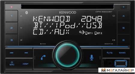 CD/MP3-магнитола Kenwood DPX-5200BT