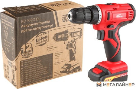 Дрель-шуруповерт Wortex BD 1020 DLi [BD1020DLi0006] купить в Минске с доставкой