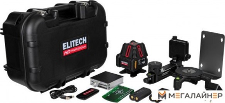 Купить Лазерный нивелир ELITECH HD Professional HD LN 8D Green 204735 в Минске с доставкой