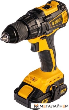 Дрель-шуруповерт Denzel BLDL-IB-IB-18-02 (с 2-мя АКБ, кейс) купить в Минске с доставкой