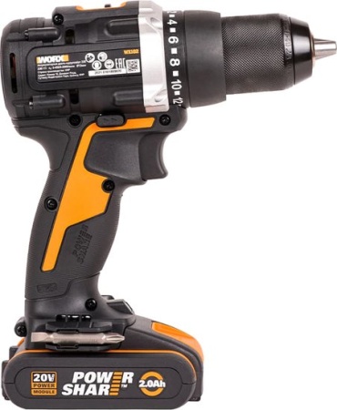 Дрель-шуруповерт Worx WX102 (с 2-мя АКБ, кейс) купить в Минске с доставкой