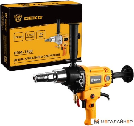 Дрель алмазного сверления Deko DDM-1600 купить в Минске с доставкой