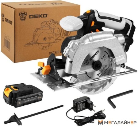 Дисковая (циркулярная) пила Deko DKCS20 Laser 063-4205 (с 1-им АКБ) купить в Минске с доставкой