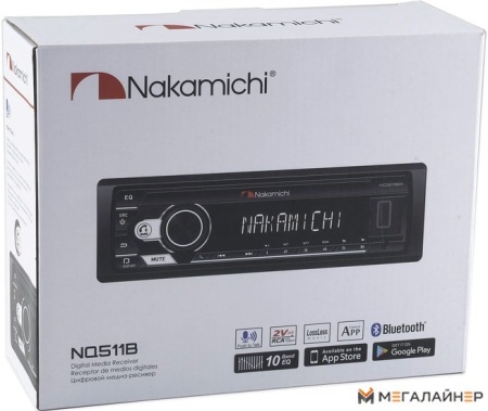 USB-магнитола Nakamichi NQ511BR