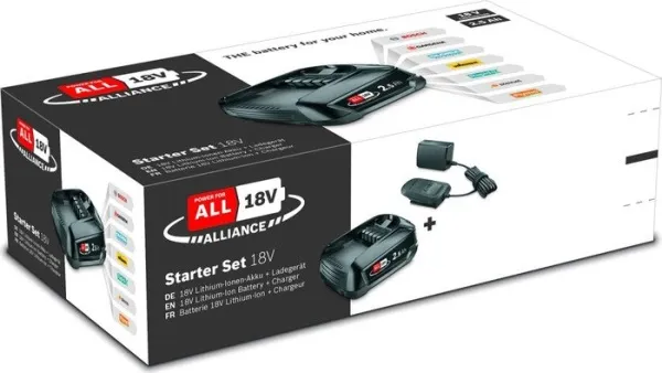 Аккумулятор с зарядным устройством Bosch Professional 1600A02625 (18В/2.5 Ач + 18В) купить в Минске с доставкой