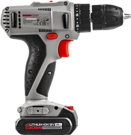 Дрель-шуруповерт Crown CT21052LH-1.5 BMC (с 2-мя АКБ, кейс) купить в Минске с доставкой
