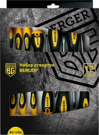 Набор отверток Berger BG1260 (12 предметов)