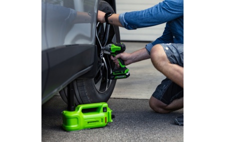 Домкрат Greenworks G24JACK 3401407 3т (без АКБ)