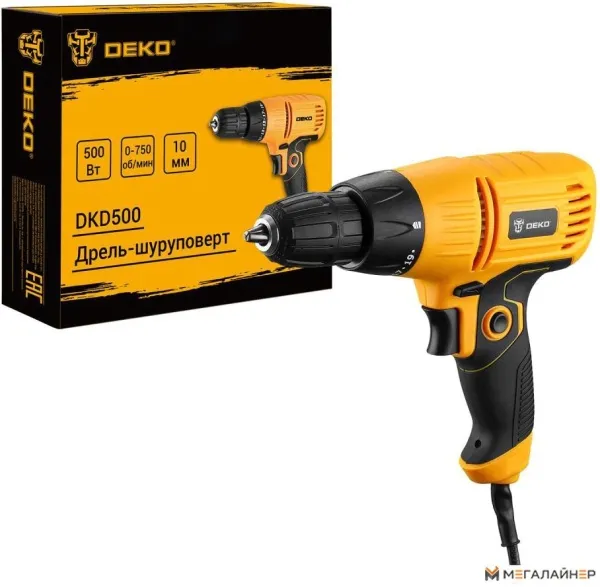 Дрель-шуруповерт Deko DKD500 083-1002 купить в Минске с доставкой