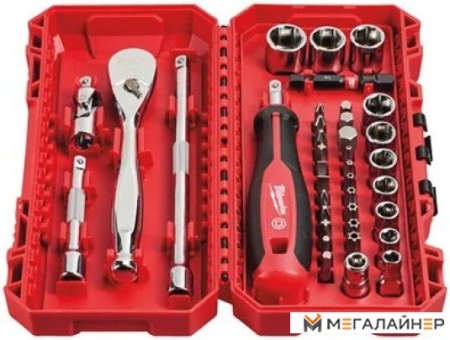 Набор отвертка с битами и головками Milwaukee 4932498381 (38 предметов) купить в Минске с доставкой