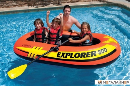 Гребная лодка Intex Explorer 300 (Intex-58332)