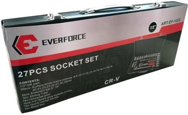 Универсальный набор инструментов Everforce EF-1028 (27 предметов) купить в Минске с доставкой
