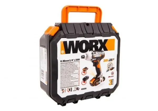 Винтоверт Worx WX291 (с 1-им АКБ, кейс) купить в Минске с доставкой