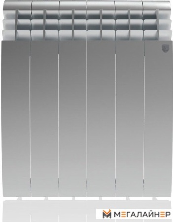 Алюминиевый радиатор Royal Thermo Biliner Alum 500 Silver Satin (6 секций)
