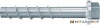 Шуруп Fischer FBS II 8x80 US TX ZP CONCRETE SCREW 536853 (50 шт) купить в Минске с доставкой