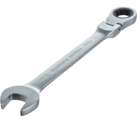 Набор ключей комбинированных трещоточных с шарниром 8 предметов  в матерчатом чехле, 8-19 мм BERGER BG1259 купить в Минске с доставкой