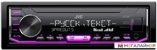 USB-магнитола JVC KD-X355